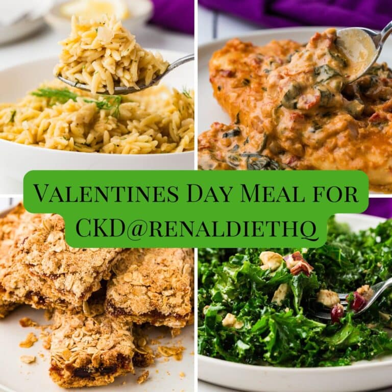 Valentines Day Meal for CKD