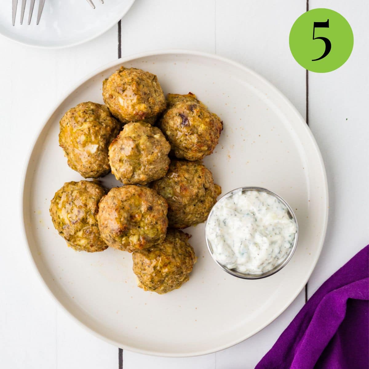 Step 5 Greek Turkey Meatballs