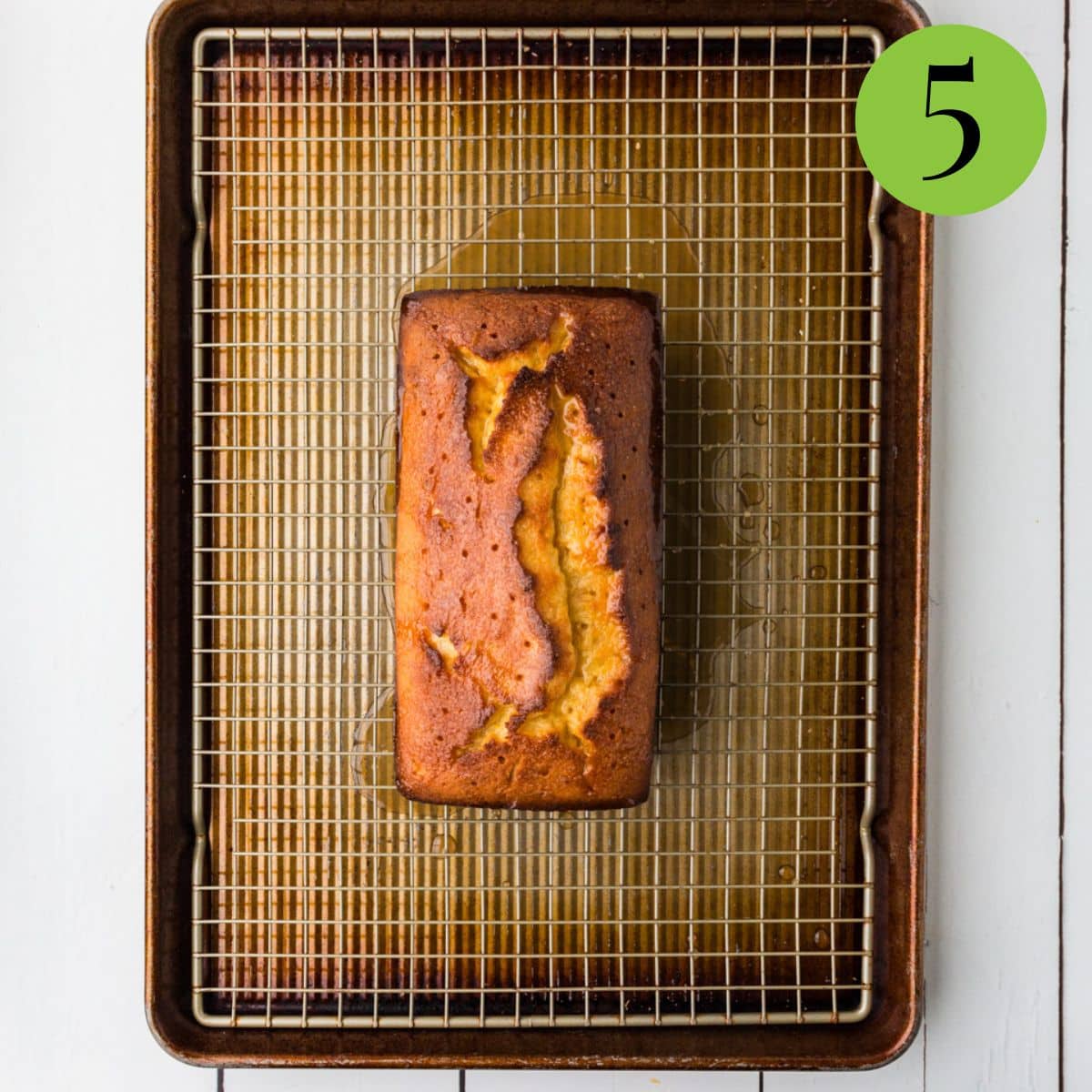 Step 5 of Tangerine Cake
