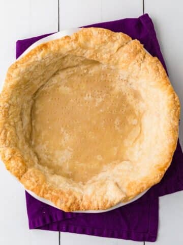 Close Up Of Low Sodium Pie Crust