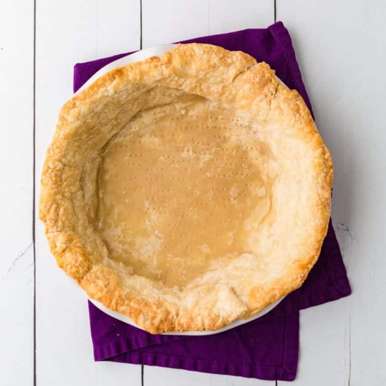 Close Up Of Low Sodium Pie Crust