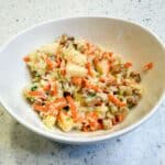 Perfectly done Apple Walnut Coleslaw