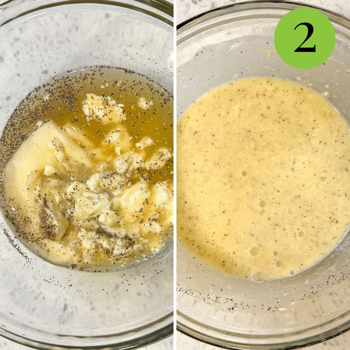 Step 2 of Apple Walnut Coleslaw